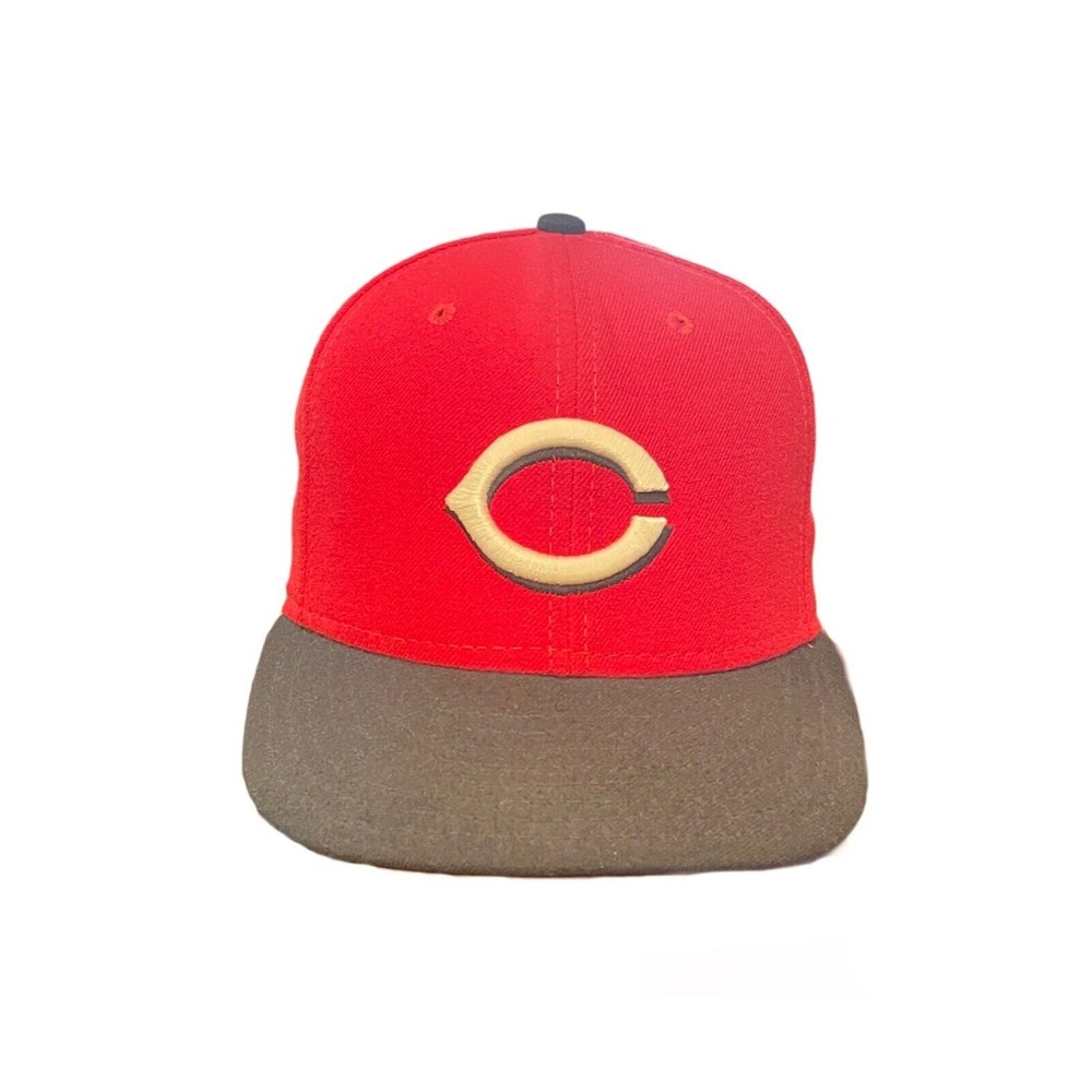 Cincinnati Reds Hat Cap New Era Size 7, Authentic Collection, 59Fifty